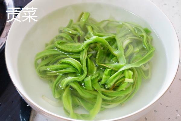 贡菜是什么菜，因清乾隆年间曾进贡朝廷而得名